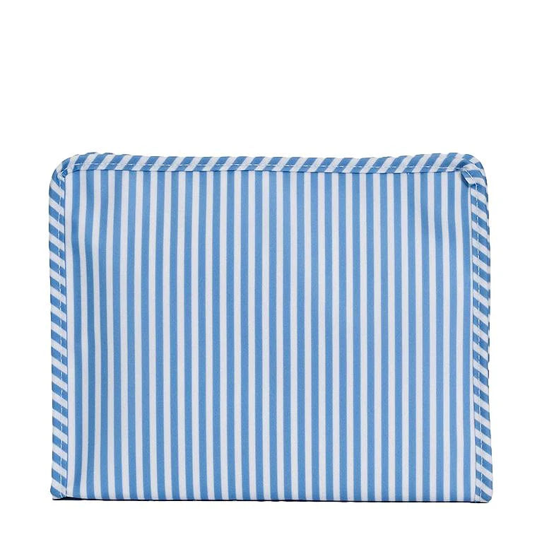 Pimlico Stripe Chambray Roadie Pouch - 2 sizes available - The Preppy Bunny
