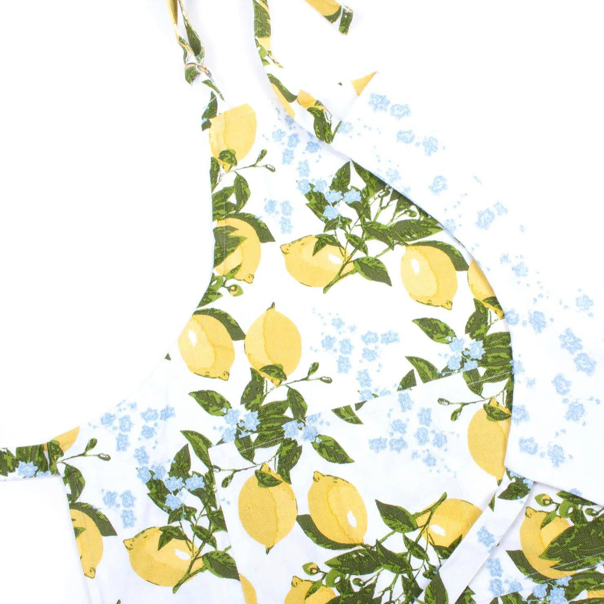 Lemon Floral Reversible Apron - The Preppy Bunny