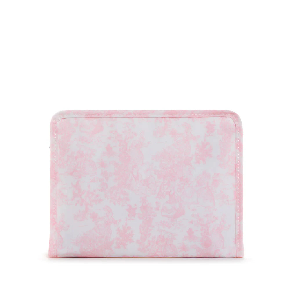 Bunny Toile Pink Roadie Pouch - 2 sizes available