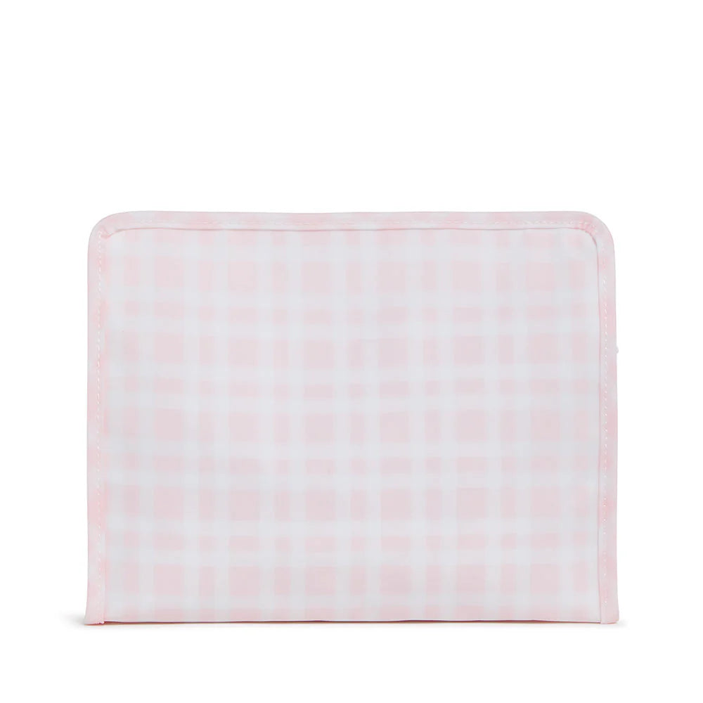 Pimlico Plaid Pink Roadie Pouch - 2 sizes available - The Preppy Bunny