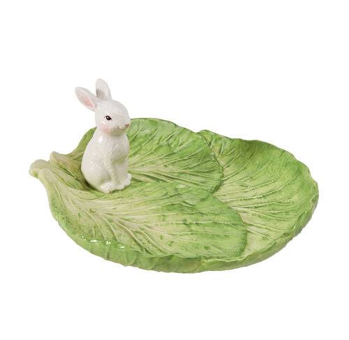 Lettuce Platter w/Bunny - The Preppy Bunny