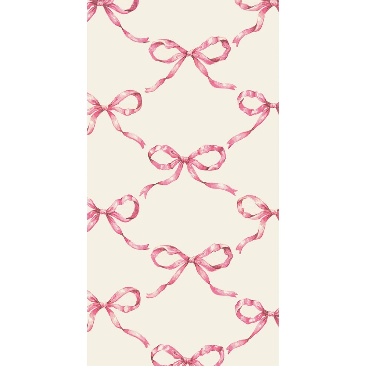 Pink Bow Lattice Guest Napkins - The Preppy Bunny
