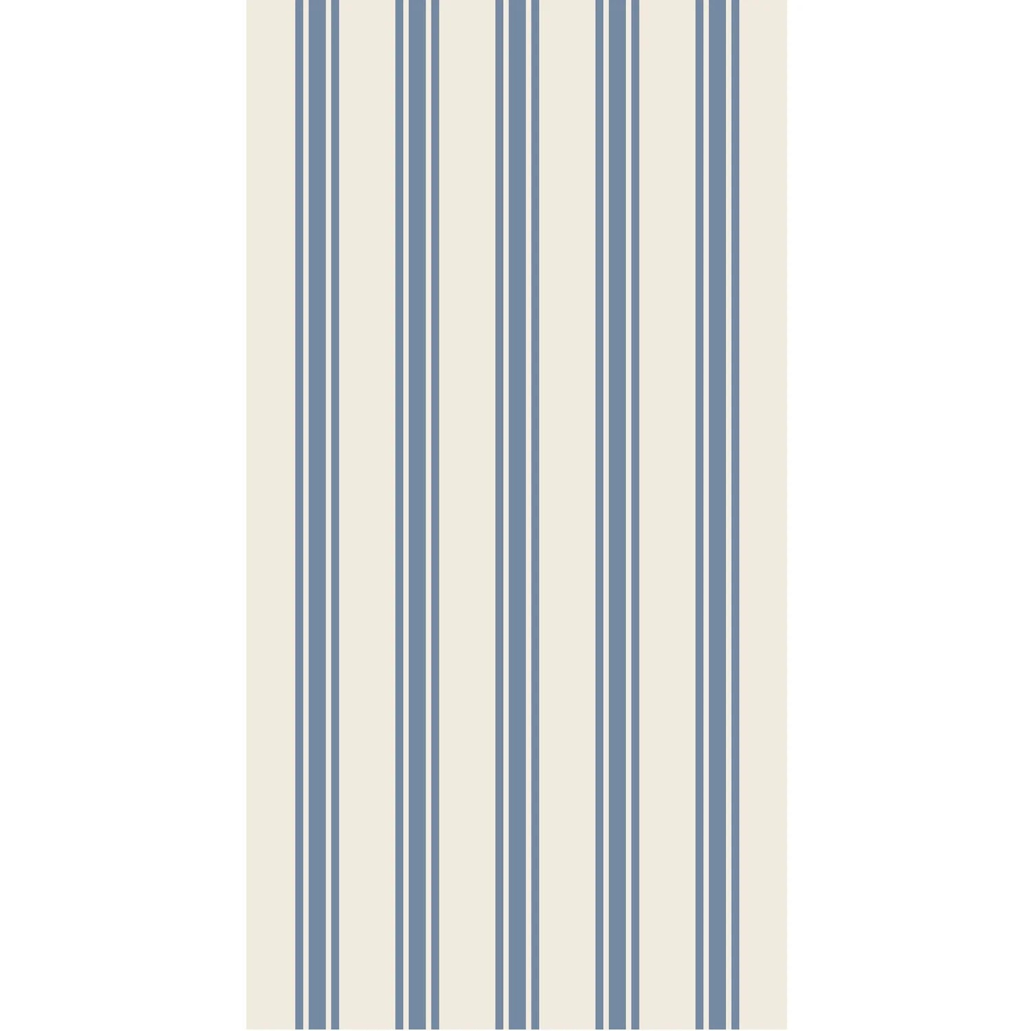Cornflower Blue Linen Stripe Guest Napkins - The Preppy Bunny
