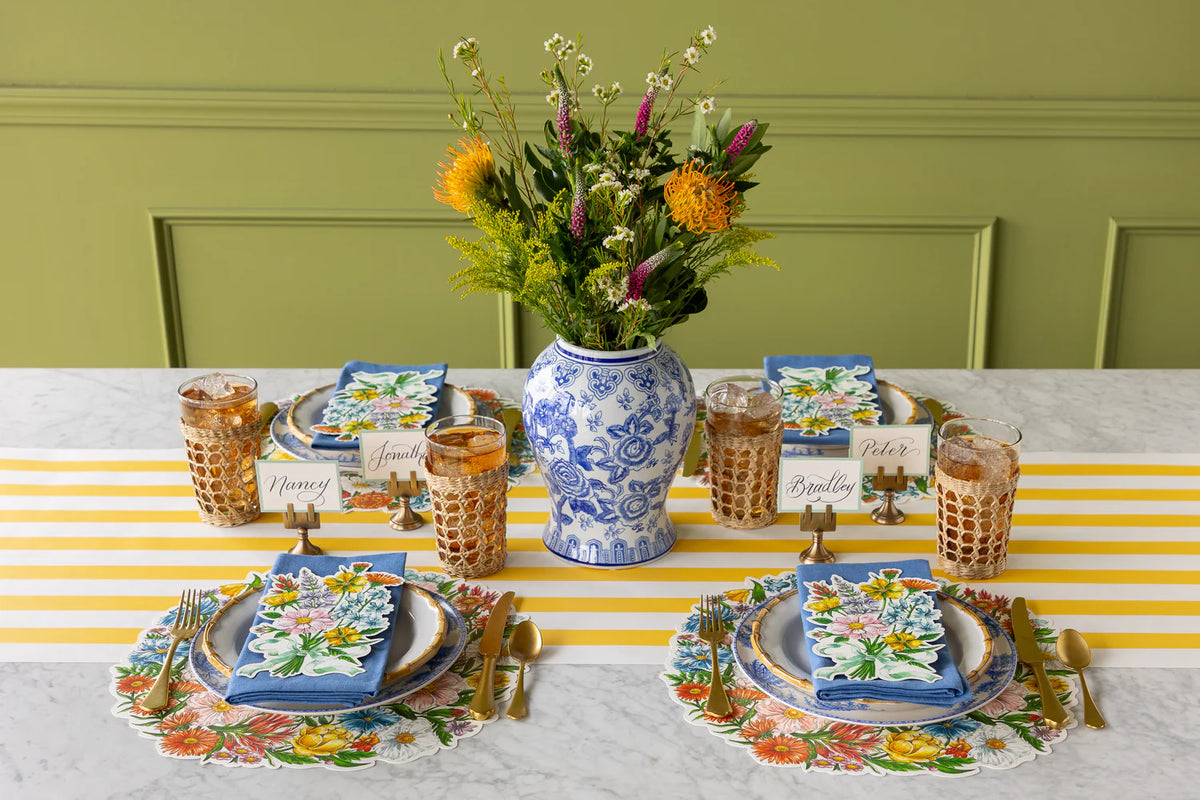 Die-cut Wildflower Wreath Placemat - The Preppy Bunny