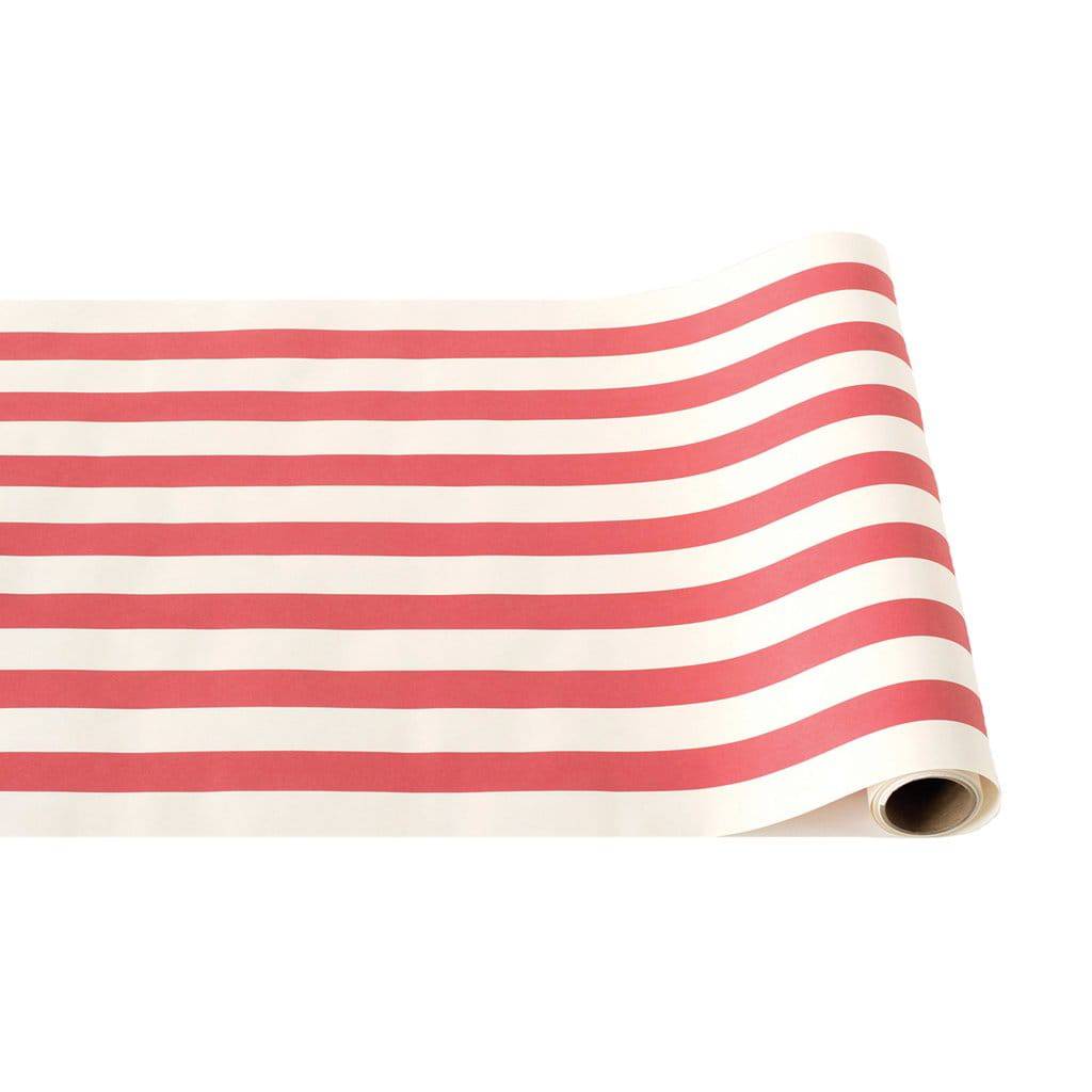 Red Classic Stripe Table Runner - The Preppy Bunny