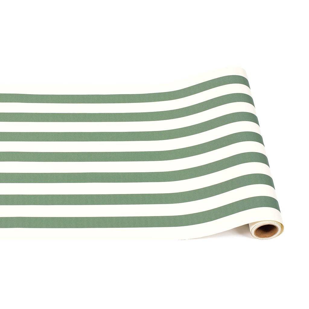 Dark Green Classic Stripe Runner - The Preppy Bunny