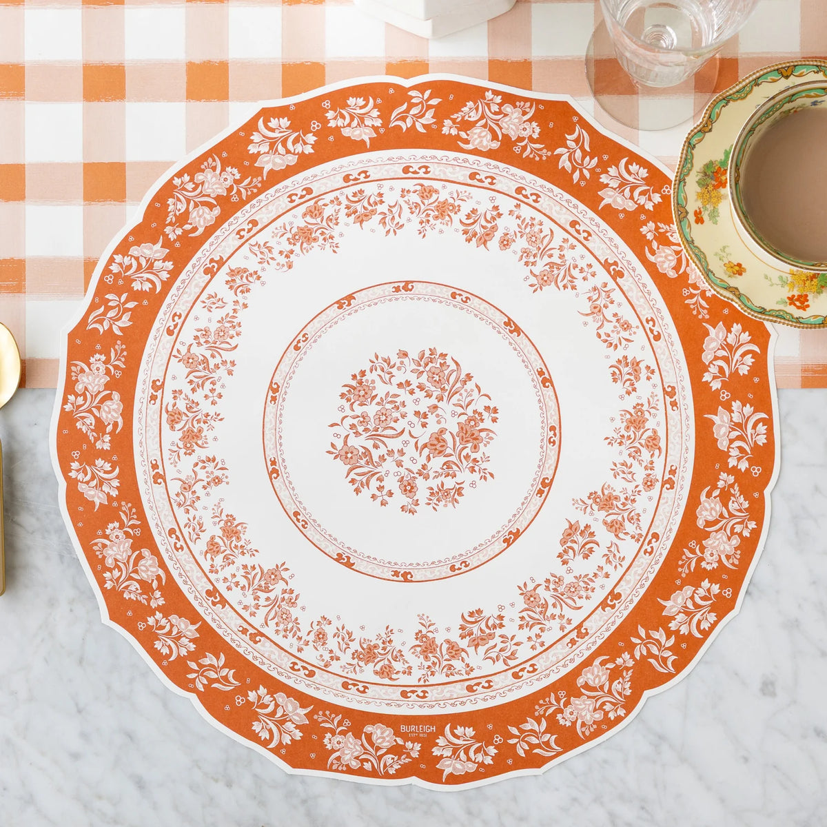 Die-cut Pumpkin Regal Paper Placemats - The Preppy Bunny