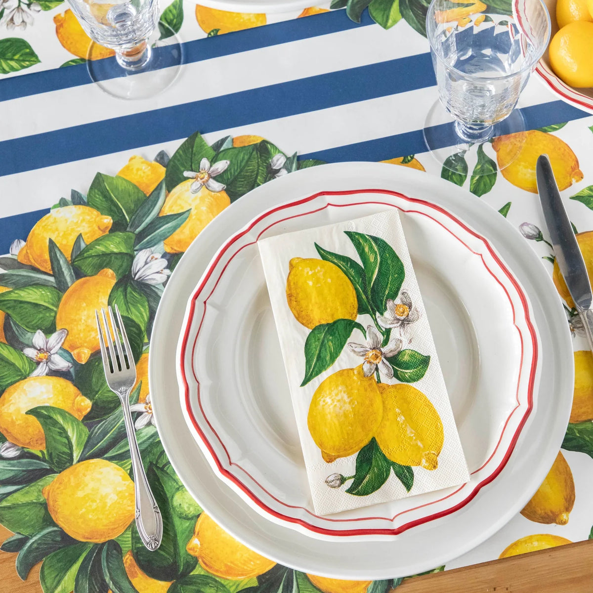 Navy Classic Stripe Runner - The Preppy Bunny