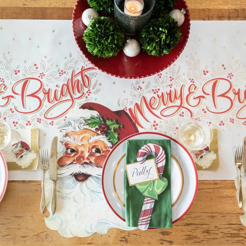 Santa Die Cut Paper Placemats - The Preppy Bunny