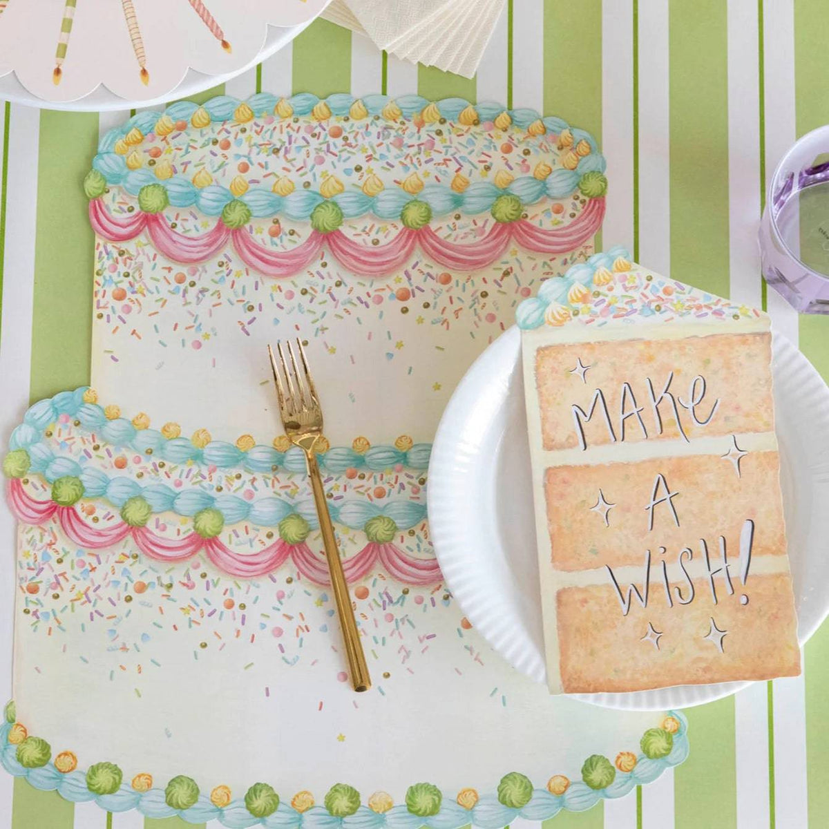 Die-Cut Birthday Placemats - The Preppy Bunny