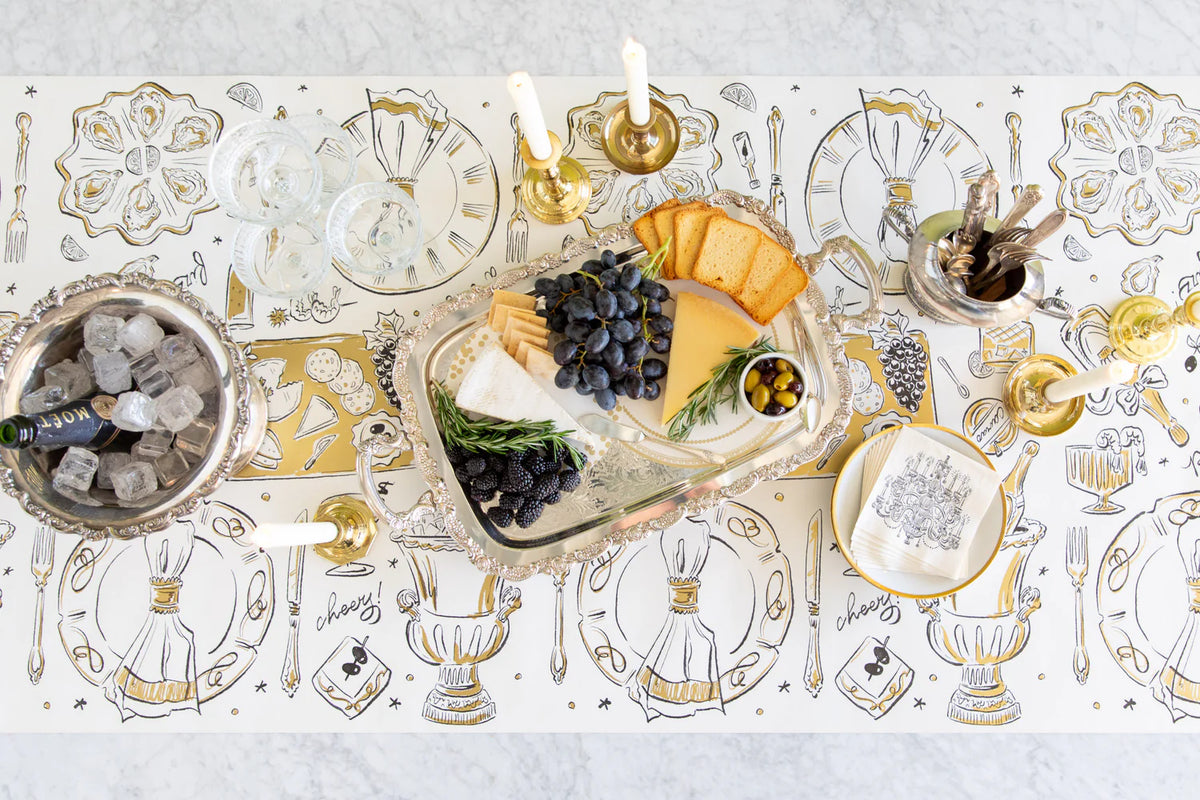 Cocktail Party Table Runner - The Preppy Bunny