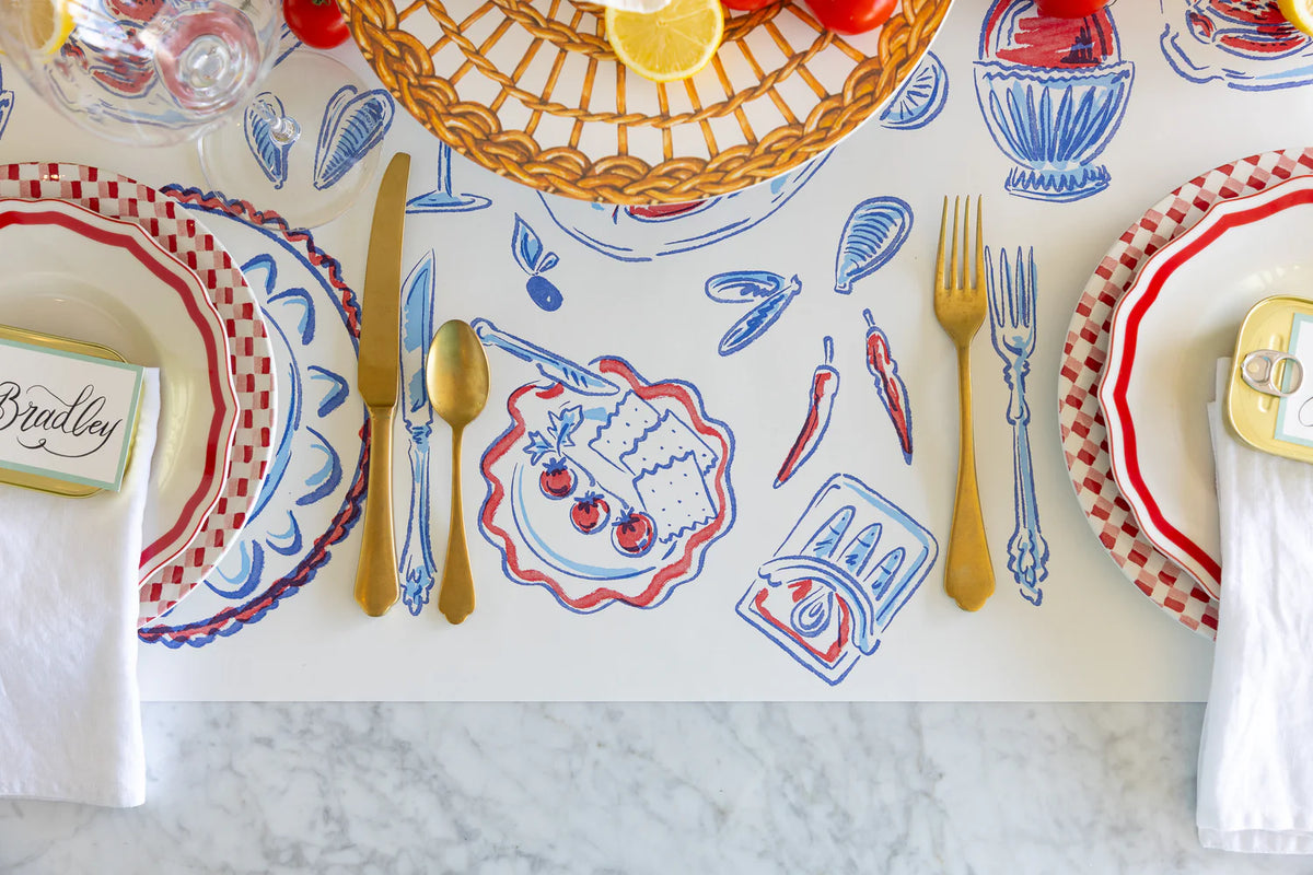 Seaside Party Table Runner - The Preppy Bunny