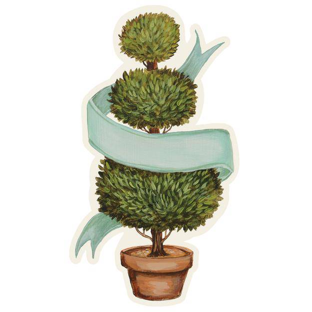 Topiary Table Accent - The Preppy Bunny