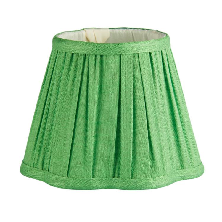 Leaf Green Scallop Lampshade - 6" - The Preppy Bunny