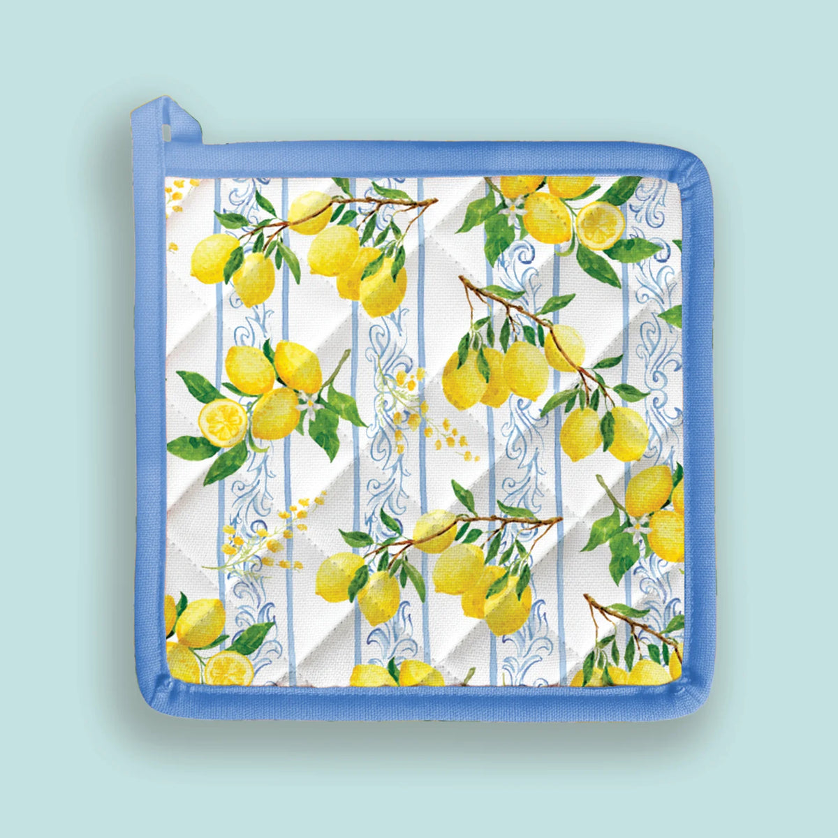 Pot Holder | Lemon Pattern - The Preppy Bunny