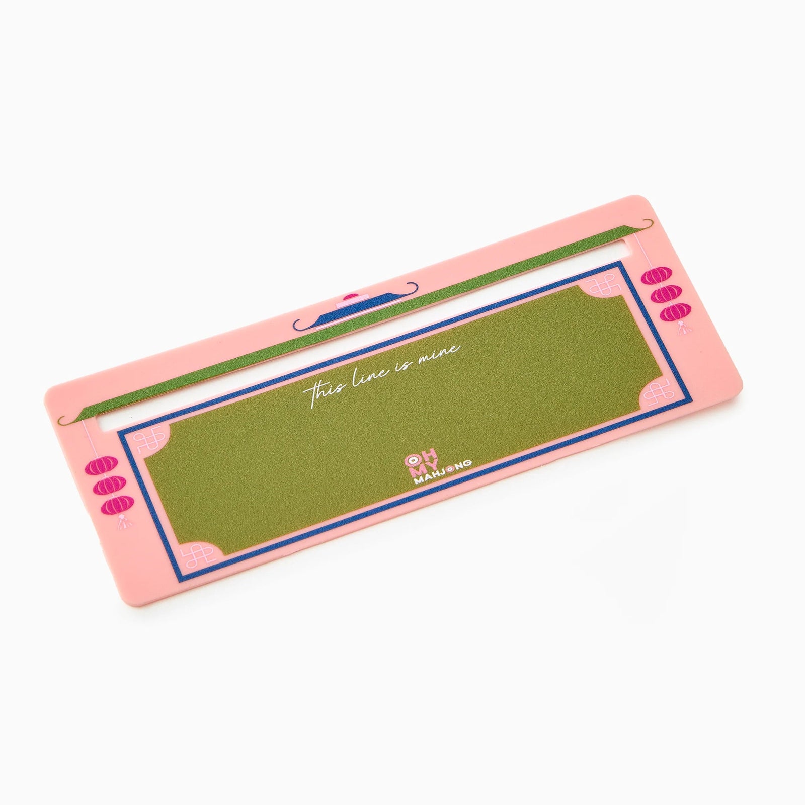 Coral Line Finder for Mahjong Card - The Preppy Bunny
