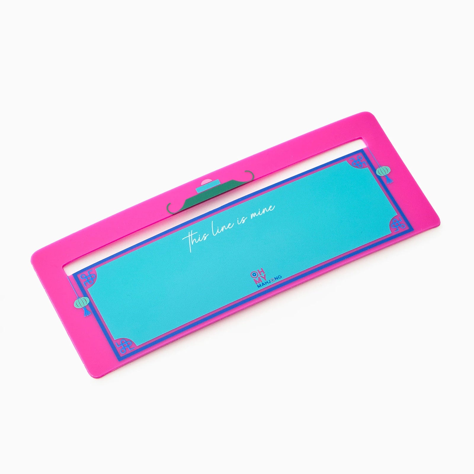 Pink Line Finder for Mahjong Card - The Preppy Bunny