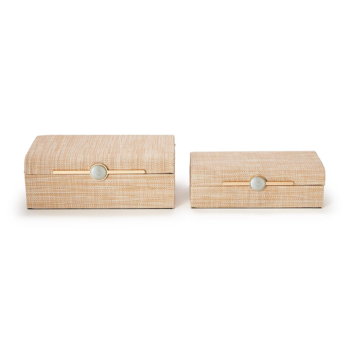 Monaco Natural Grass Decorative Box - The Preppy Bunny