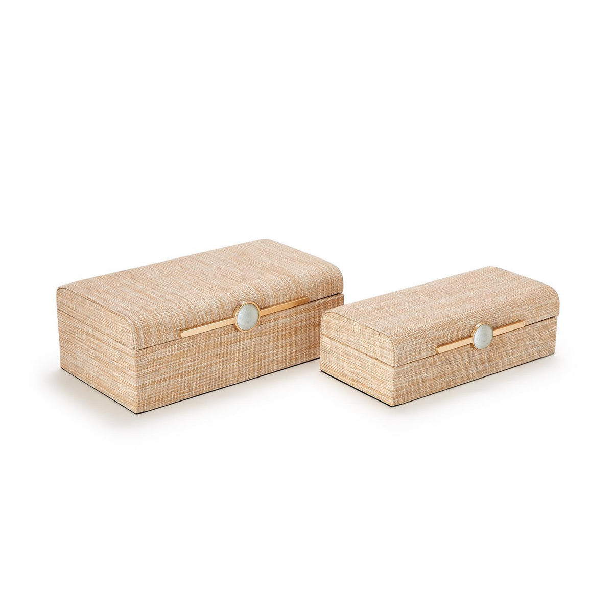 Monaco Natural Grass Decorative Box - The Preppy Bunny