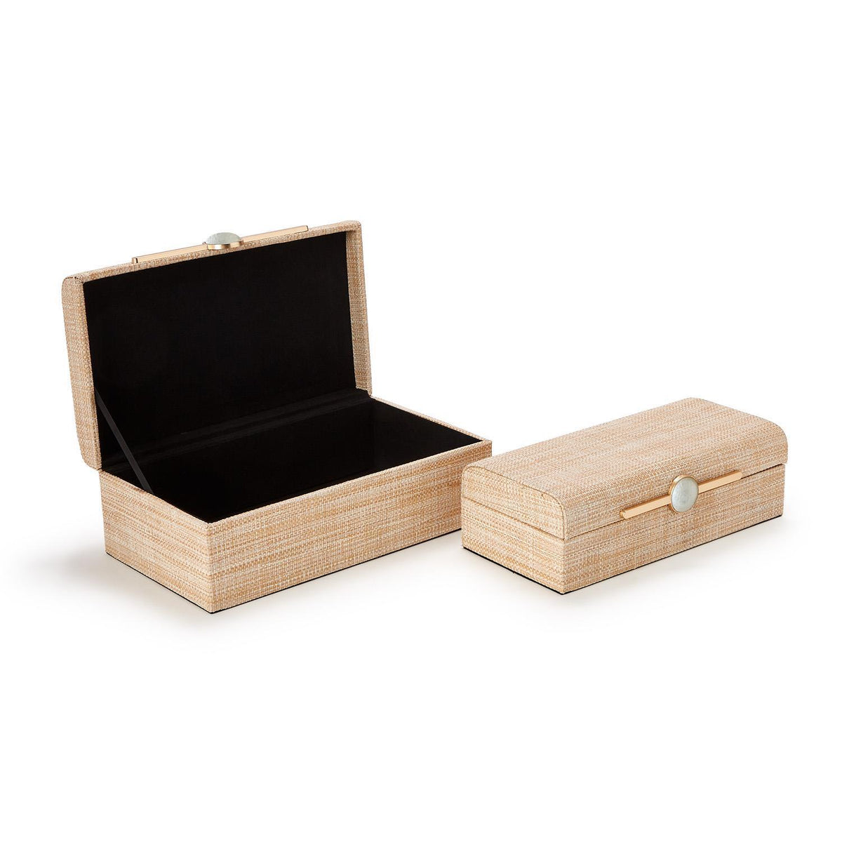 Monaco Natural Grass Decorative Box - The Preppy Bunny