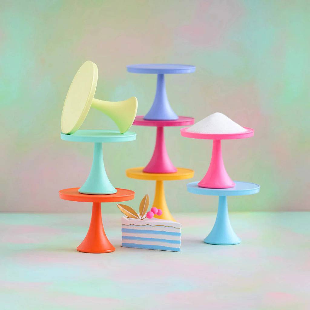 Rainbow Cake Plate - Medium - The Preppy Bunny