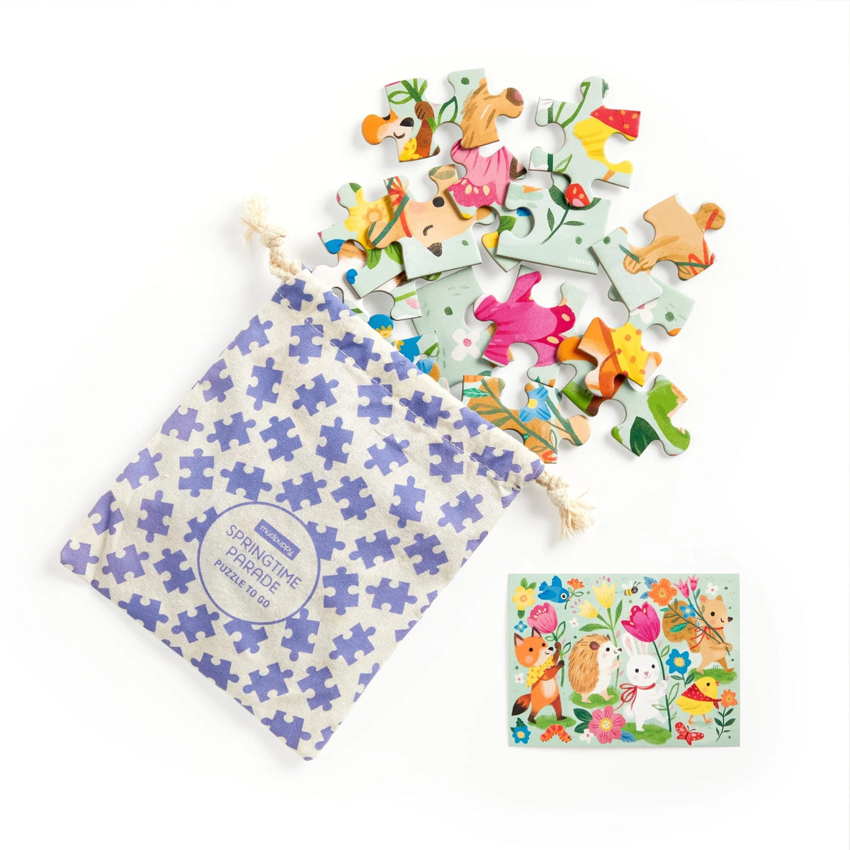 Springtime Parade Puzzle to Go - The Preppy Bunny