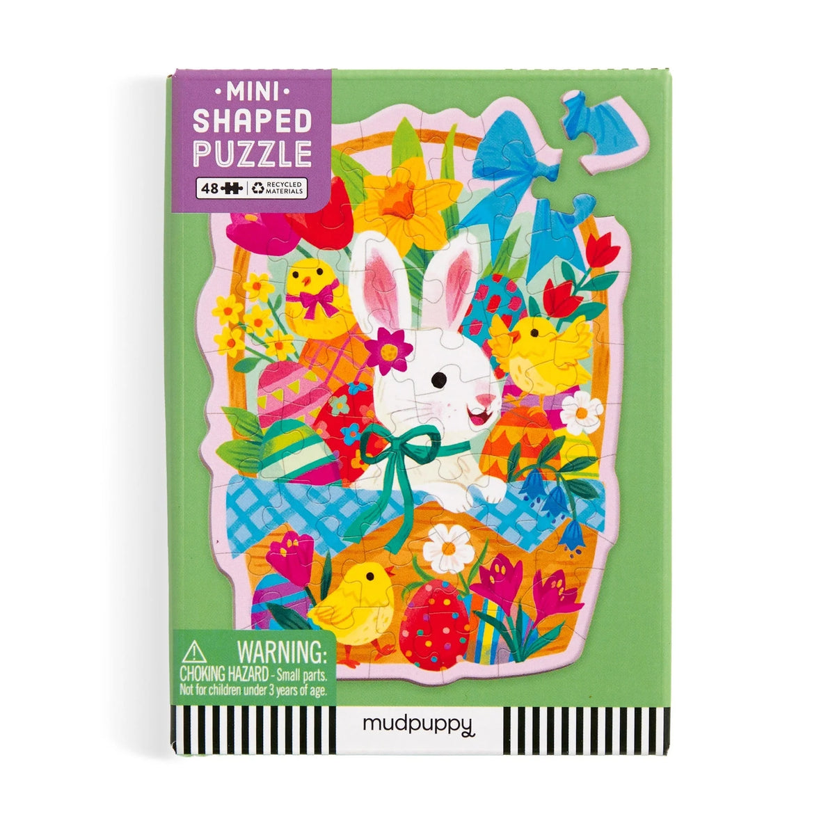 Bunny Basket 48 Piece Mini Shaped Puzzle - The Preppy Bunny