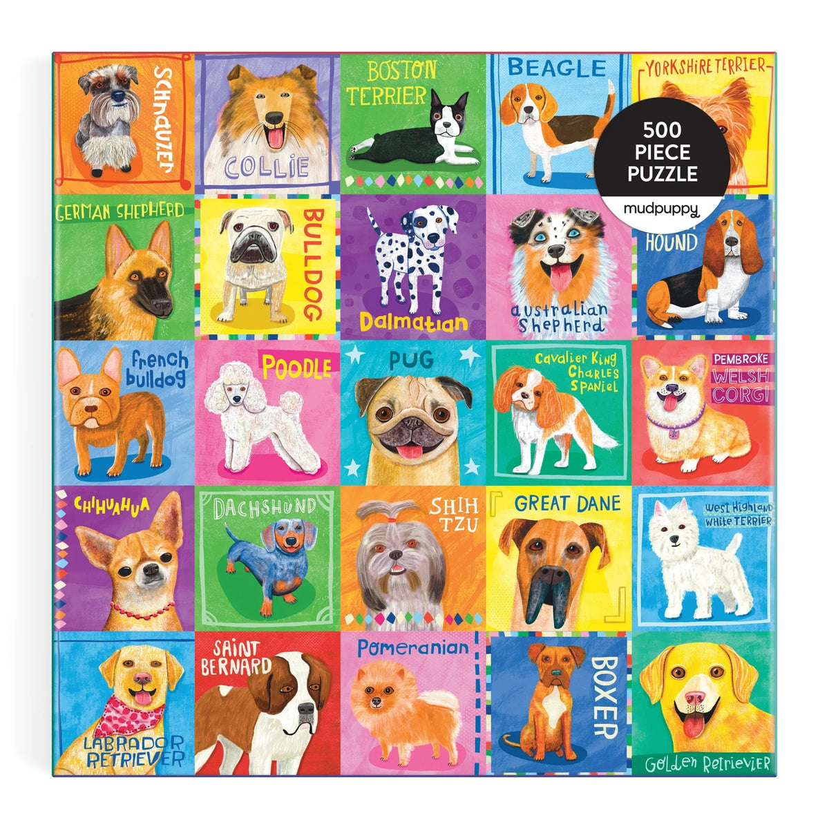 Pawsome Portraits 500 Piece Puzzle