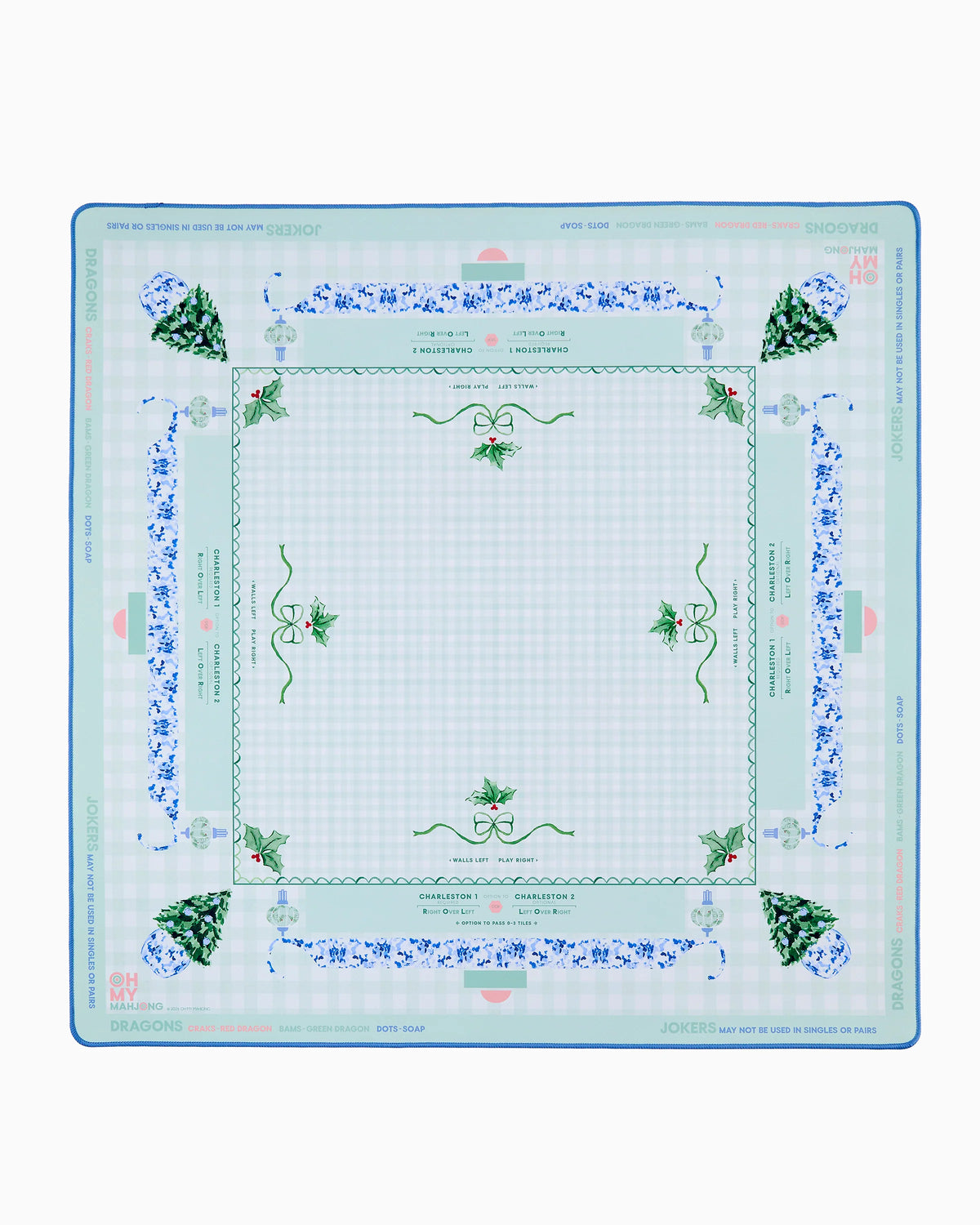Holly Jolly Mahjong Mat