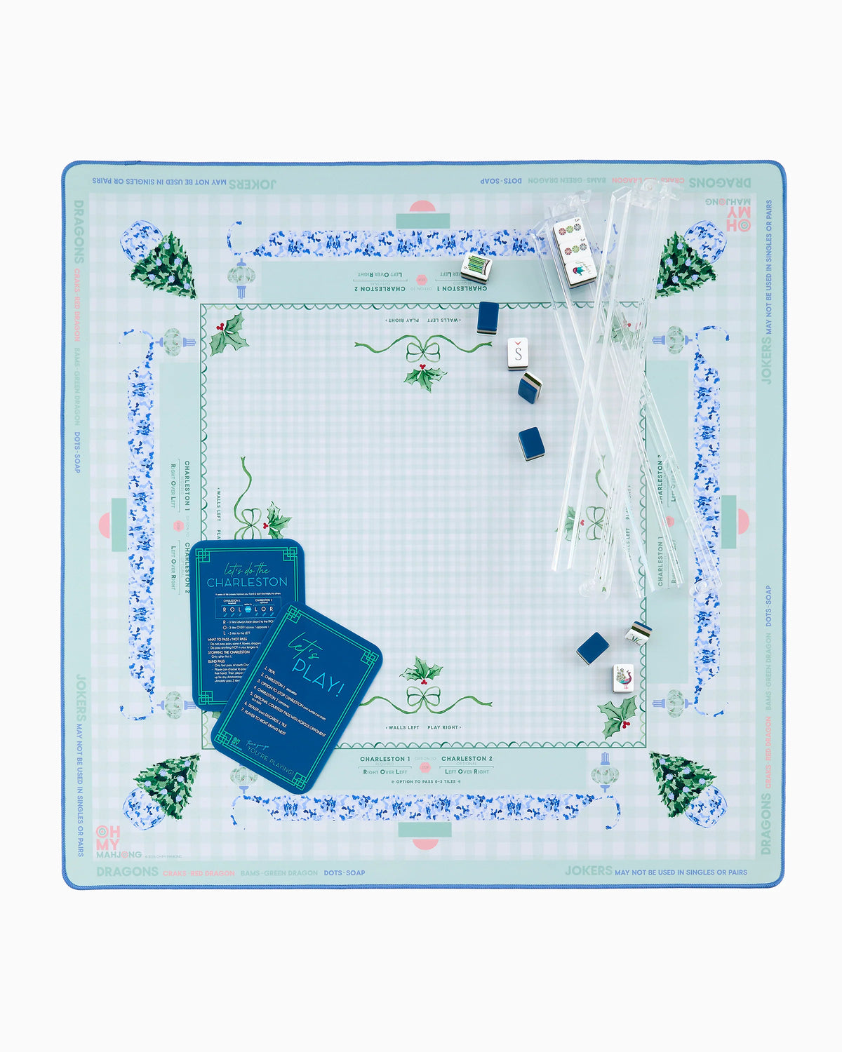 Holly Jolly Mahjong Mat