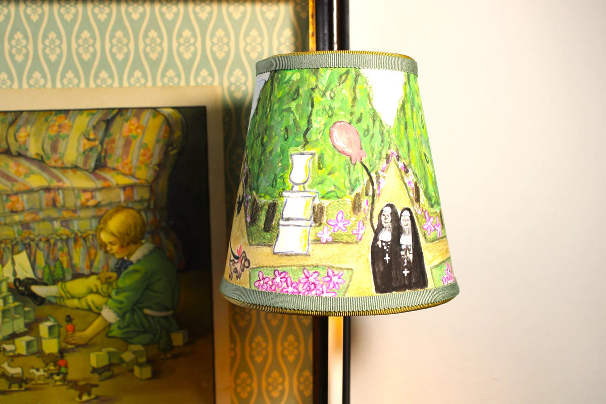 Paris Dogs Scene Lampshade by Maison Maison Design x Zafferano - The Preppy Bunny