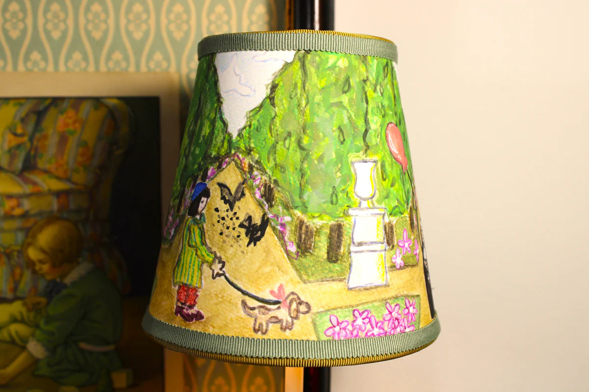 Paris Dogs Scene Lampshade by Maison Maison Design x Zafferano