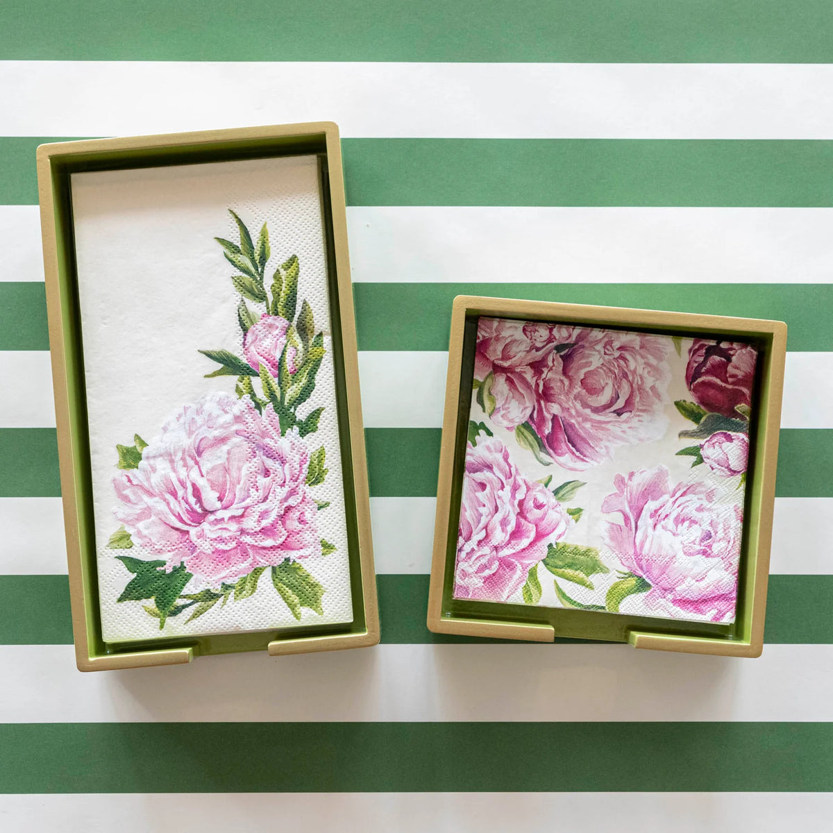 Peony Guest Napkins - The Preppy Bunny