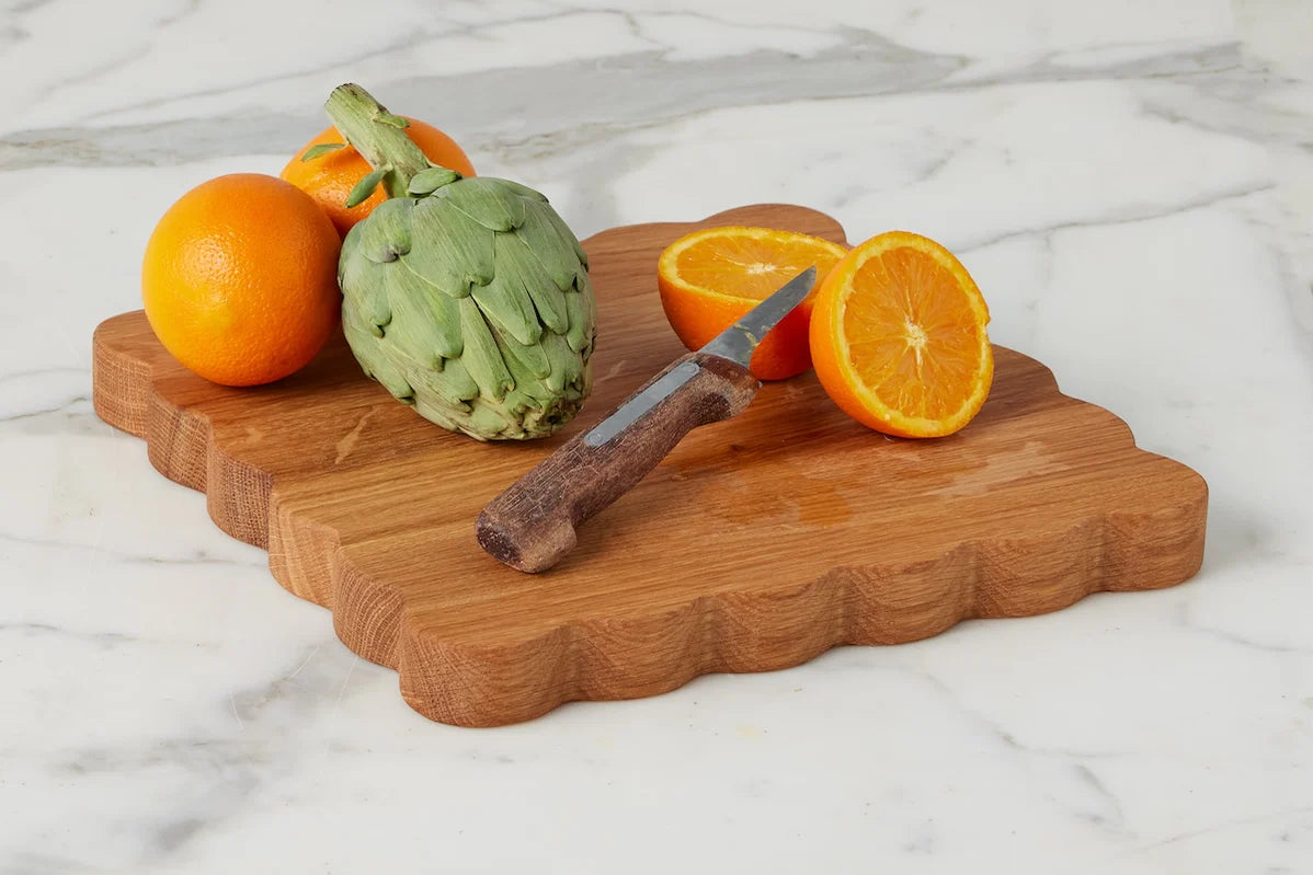 Square Scalloped Cutting Board - The Preppy Bunny