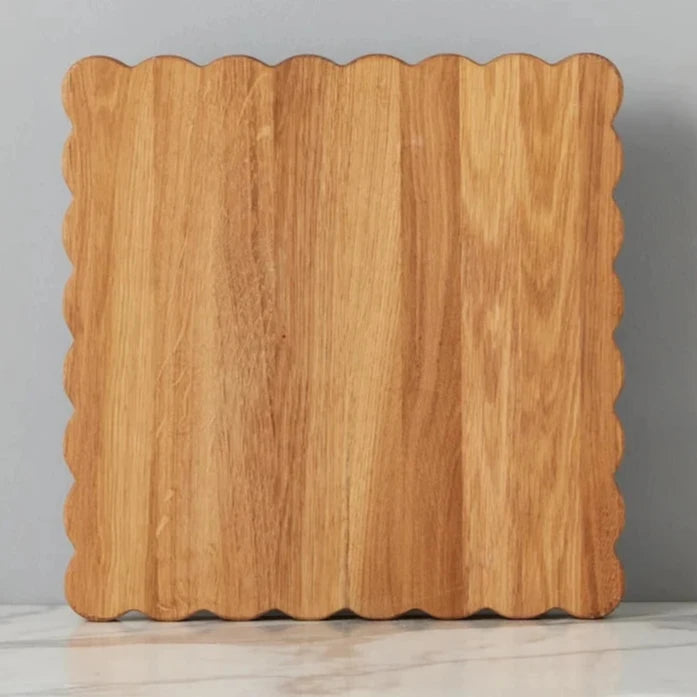 Square Scalloped Cutting Board