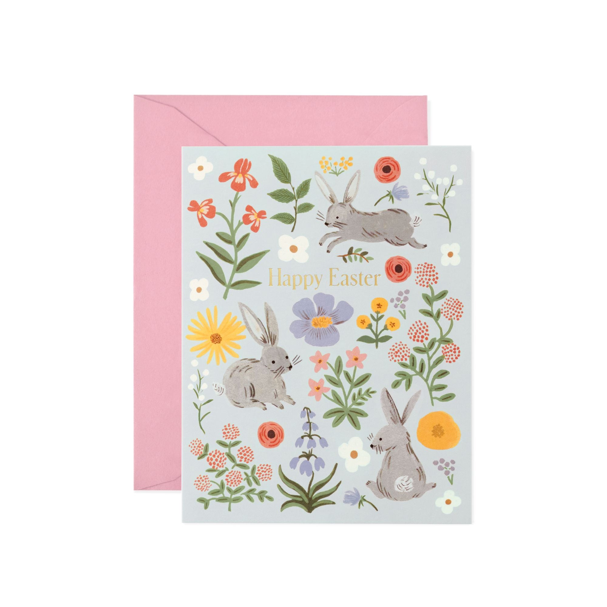 Easter Bunny Fields Card - The Preppy Bunny