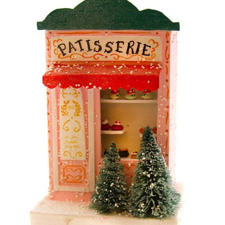 Patisserie Shop Village Ornament - The Preppy Bunny