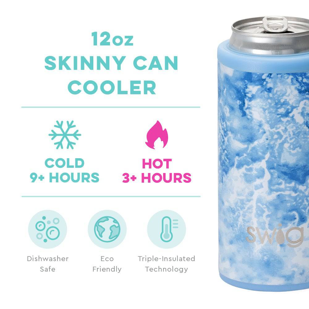 Sea Spray Skinny Can Cooler (12oz) - The Preppy Bunny
