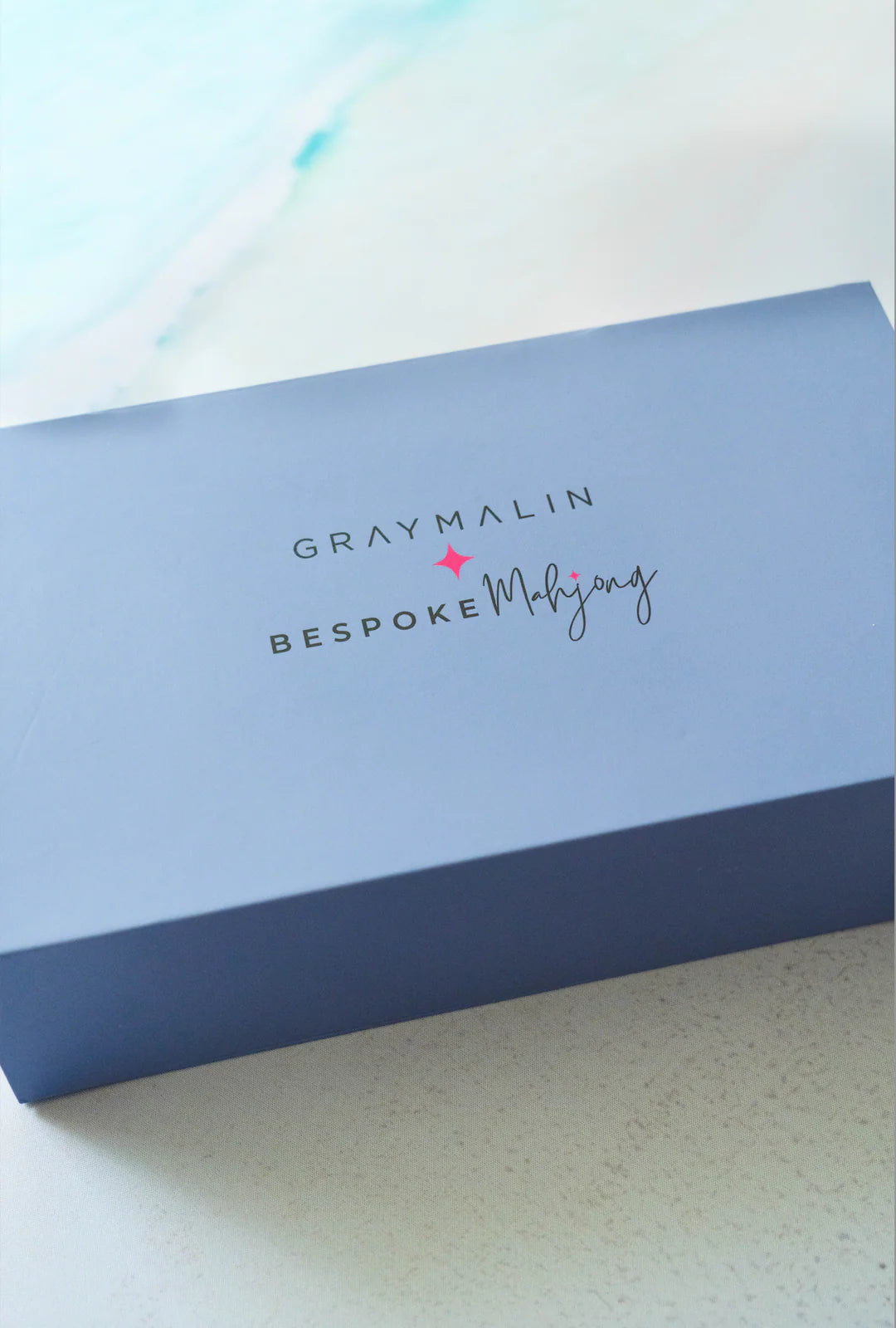 Bespoke X Gray Malin Beach Club Mahjong Tiles - Cabana Blue - The Preppy Bunny
