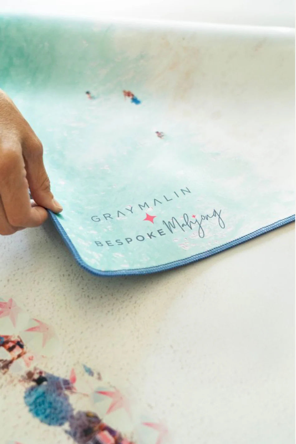 Bespoke X Gray Malin DOUBLE-SIDED MAT | Double the Fun/Gray Malin Beach Club Mat - The Preppy Bunny