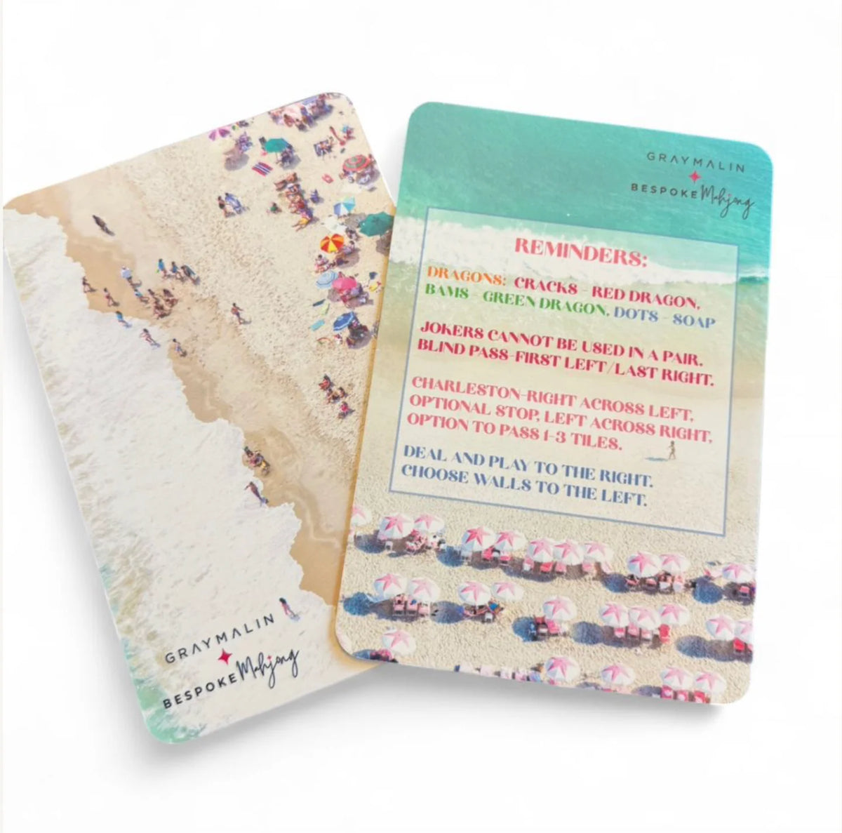 Bespoke X Gray Malin Beach Club Tile Shufflers - The Preppy Bunny