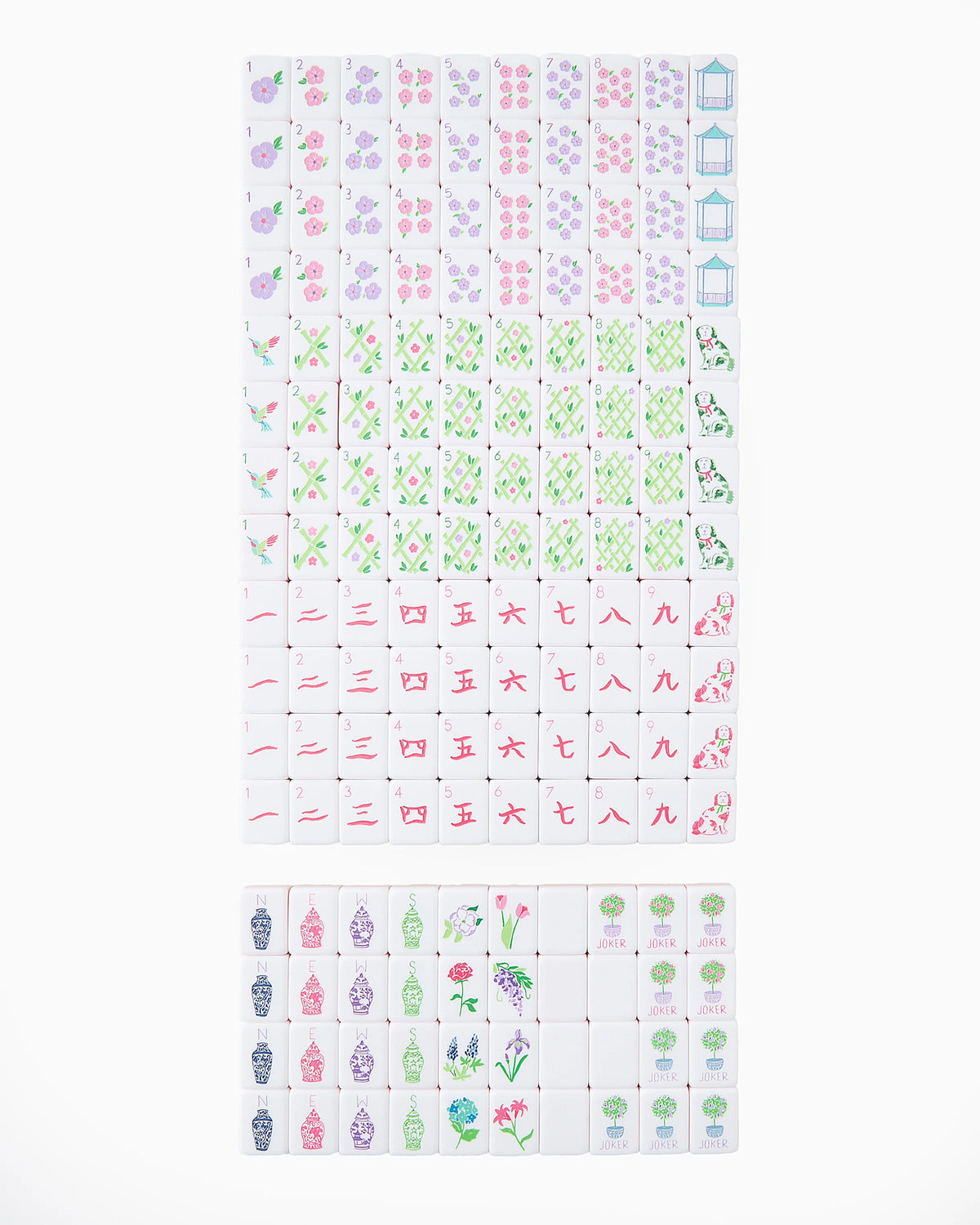 Taylor Mahjong Tiles - The Preppy Bunny