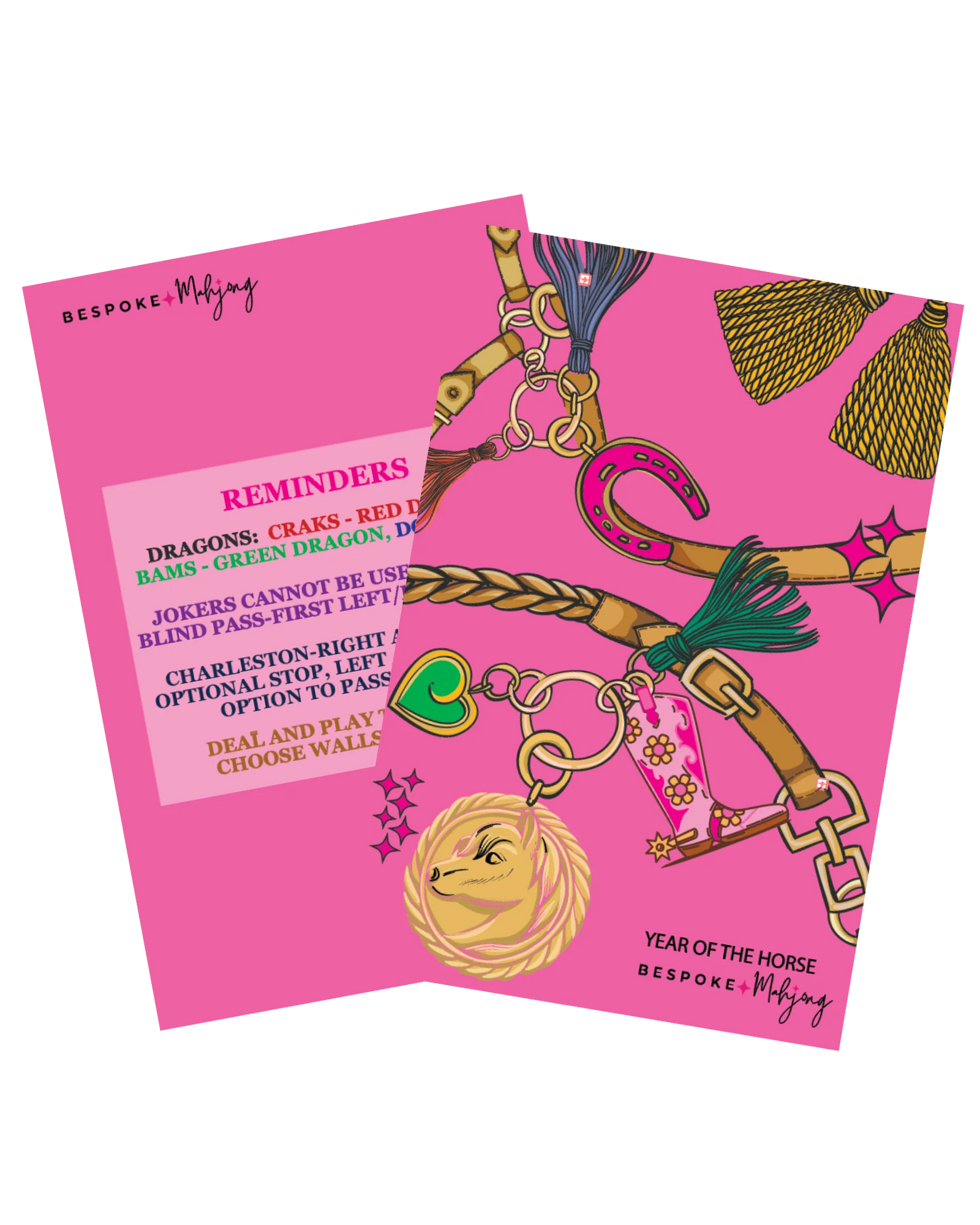 Year of the Horse Tile Shufflers - The Preppy Bunny