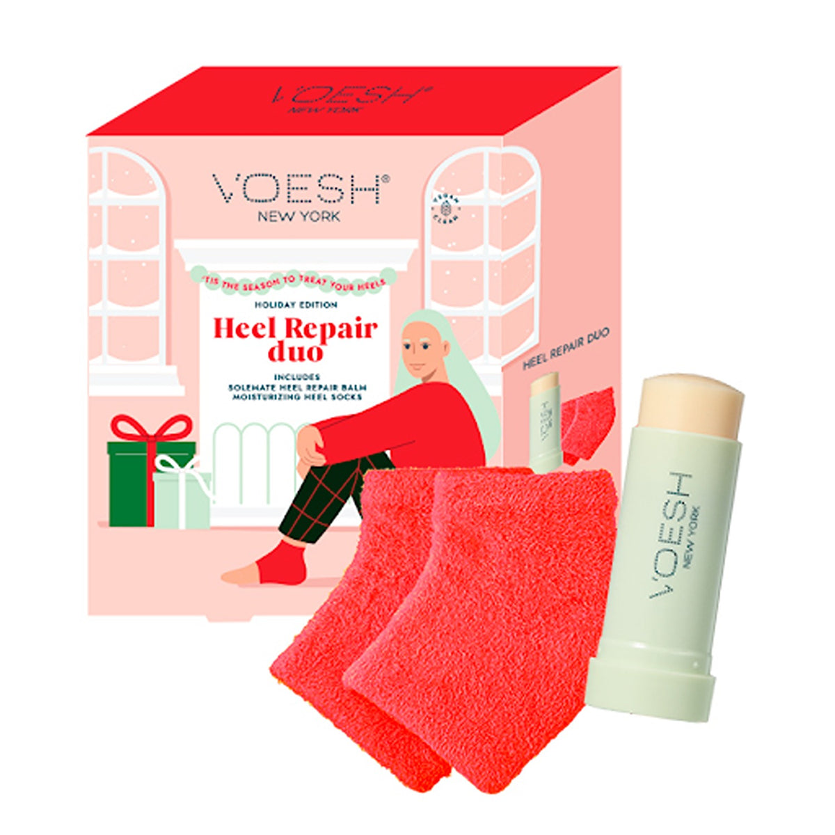 Holiday Heel Repair Duo (Heel Repair Balm + Heel Socks)