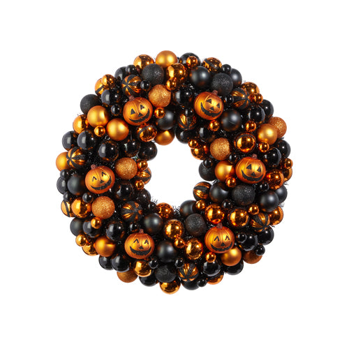 Jack o' Lantern Wreath - The Preppy Bunny