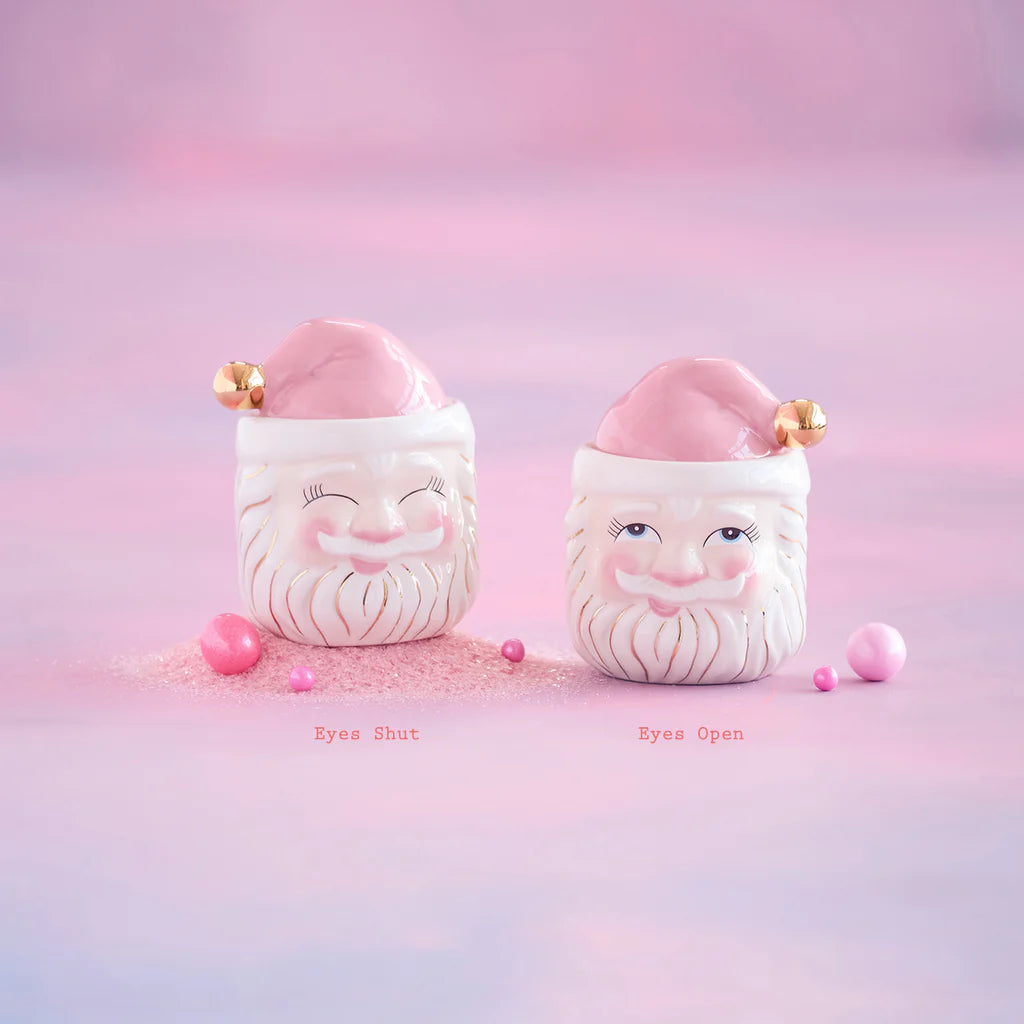 Papa Noel Pink Candy Jar - 2 styles