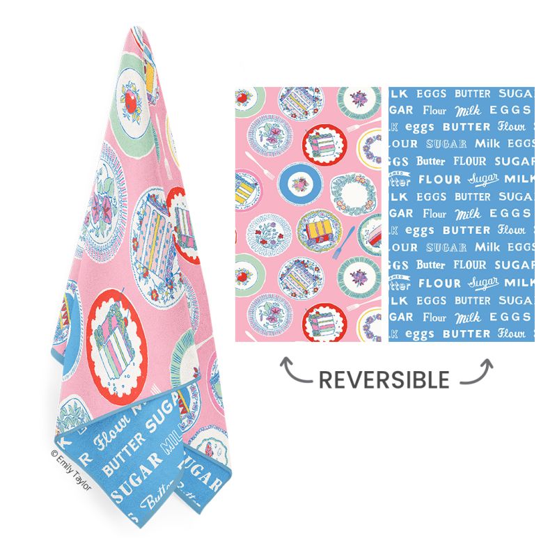 Piece of Cake Kitchen Towel - The Preppy Bunny