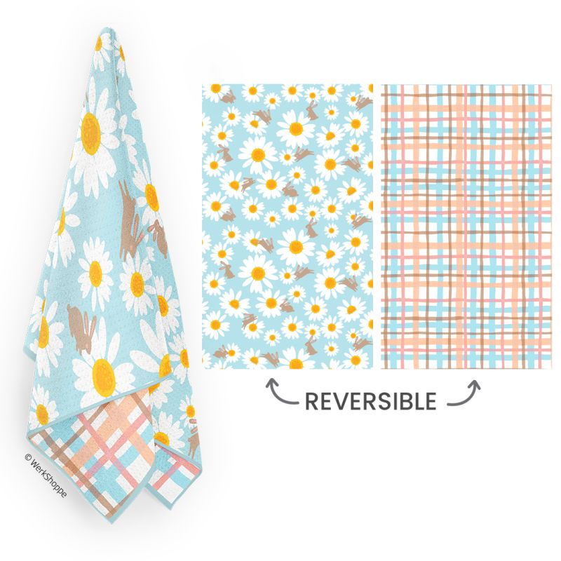 Daisy Hop Kitchen Towel - The Preppy Bunny