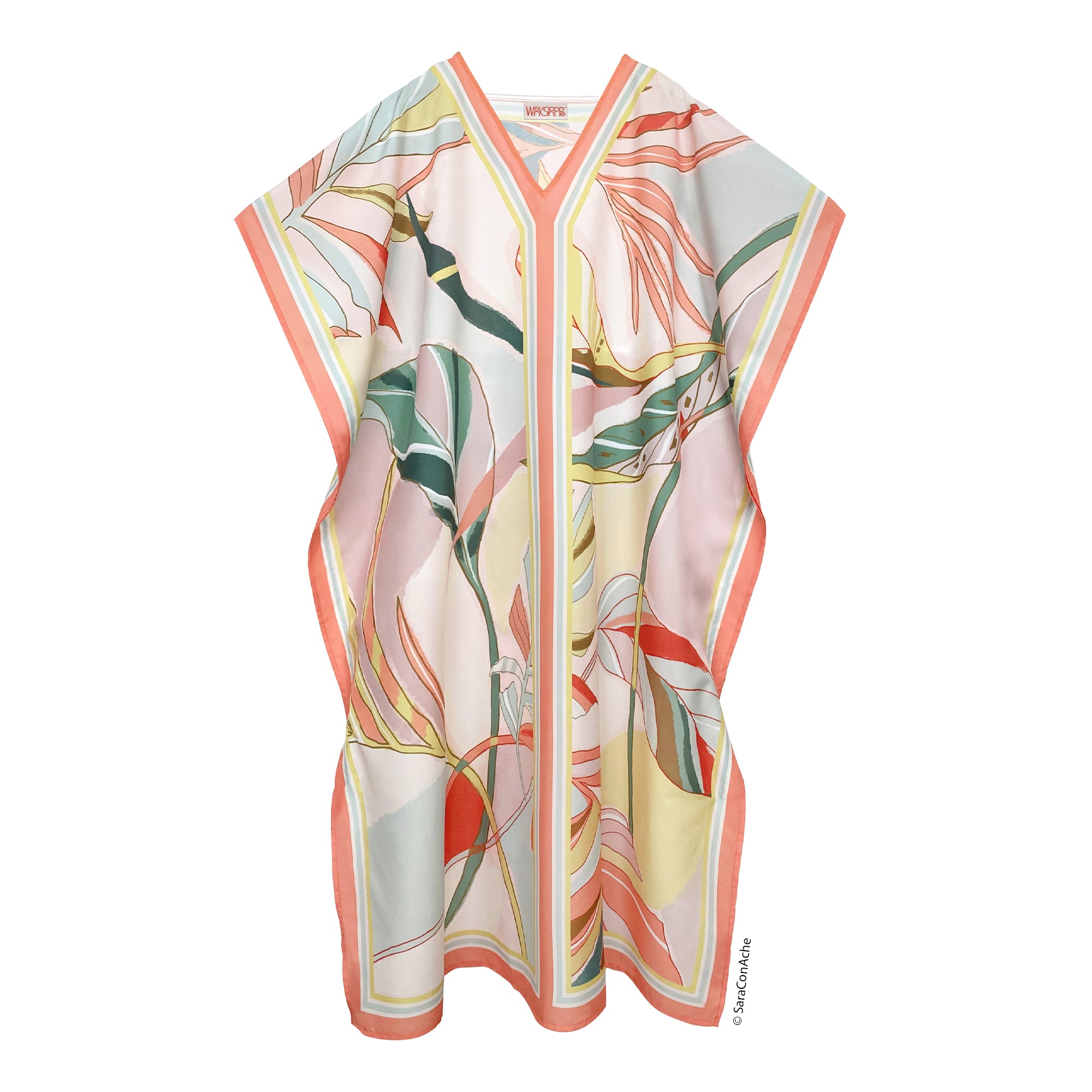 Exotic Leaves Caftan - The Preppy Bunny
