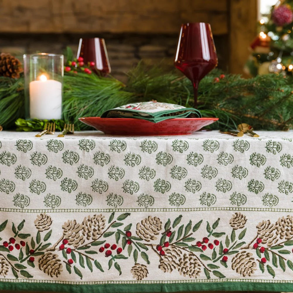 Christmas Garland Tablecloth